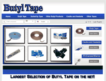 Tablet Screenshot of butyltape.org